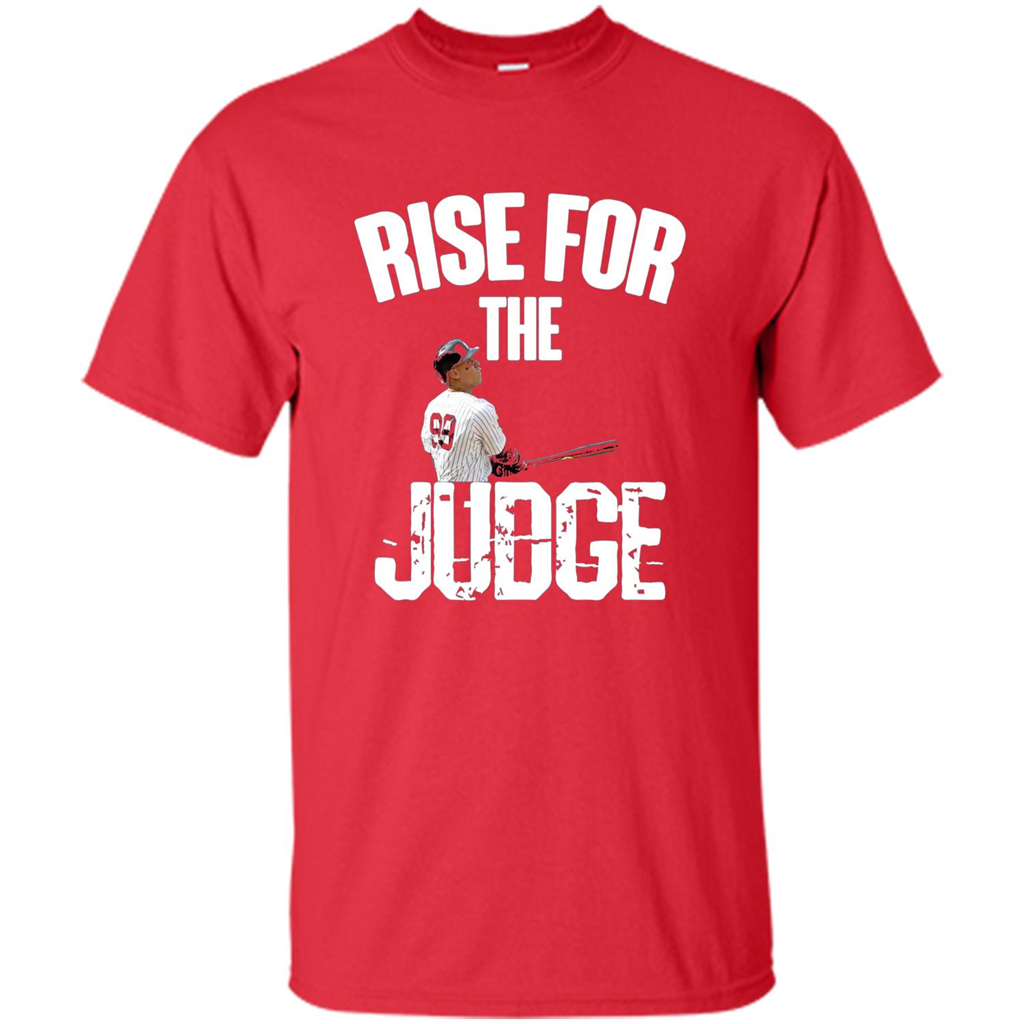 All Rise For The Judge Shirt 99 Baseball T-shirt Red