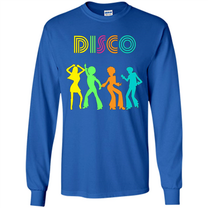 Disco Dancers Dancing Design T-shirt Royal