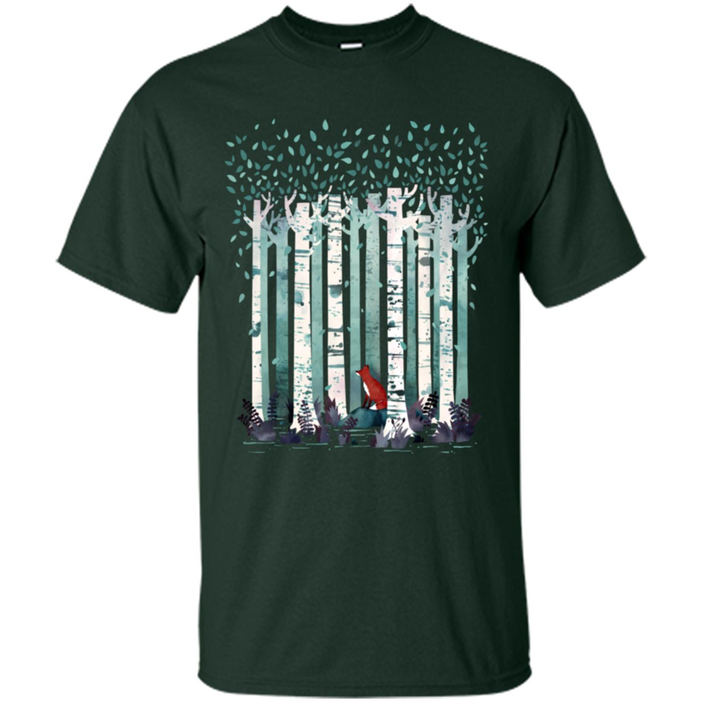 The Birches T-Shirt Forest Green