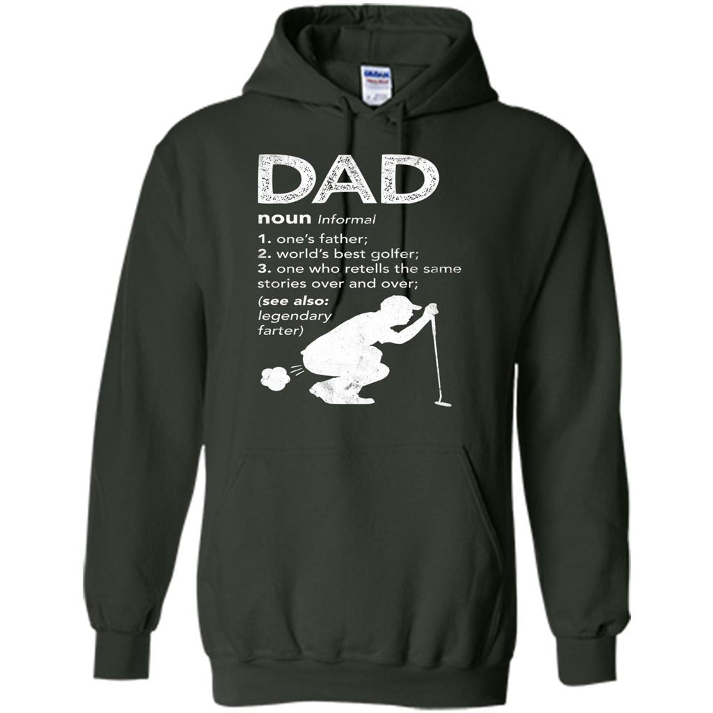 Father's Day T-shirt Funny Dad Definition Forest Green