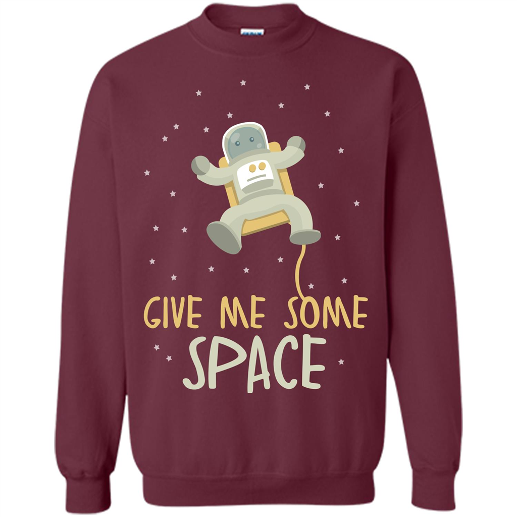 Astronaut T-shirt Give Me Some Space T-shirt Maroon