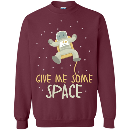 Astronaut T-shirt Give Me Some Space T-shirt Maroon