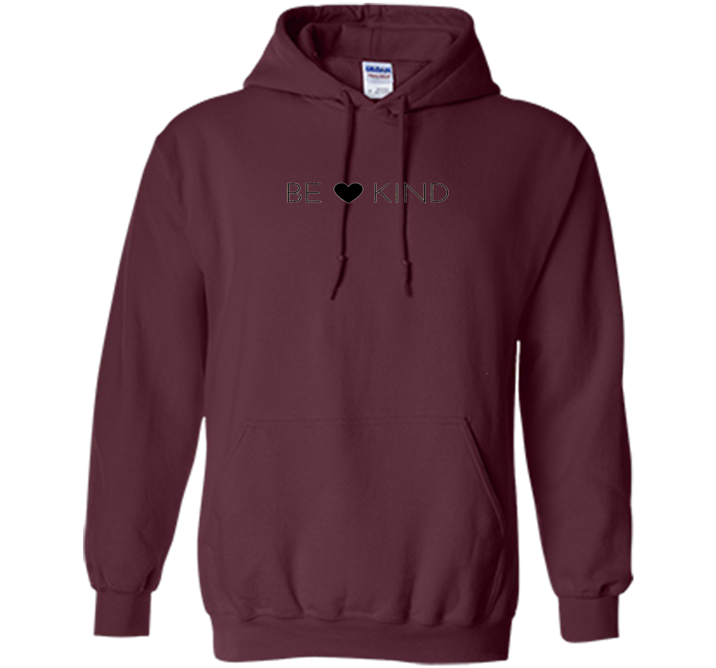 BE KIND positive message t-shirt for men, women and youth cool shirt Maroon