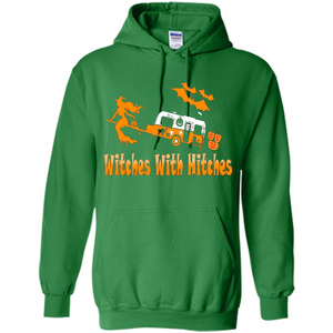 Funny Halloween T-shirt Witches With Hitches Camping