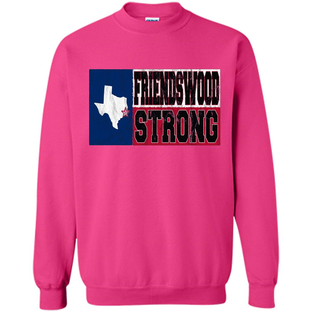 Friendswood Strong - Texas Flag - Friendswood Pride T-shirt Heliconia