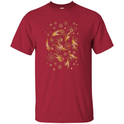 Xmas Merry Christmas Happy New Year T-shirt Cardinal