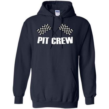 Pit Crew T-shirt for Hosting Race Car Parties Parents Pit Navy