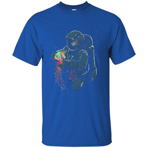 Space Rave T-shirt Jelly Fish Rainbow Astronaut Friends T-shirt