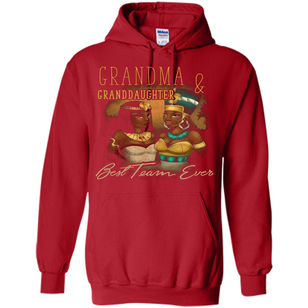 Family T-shirt Grandma Granddaughter Best Team Ever T-shirt