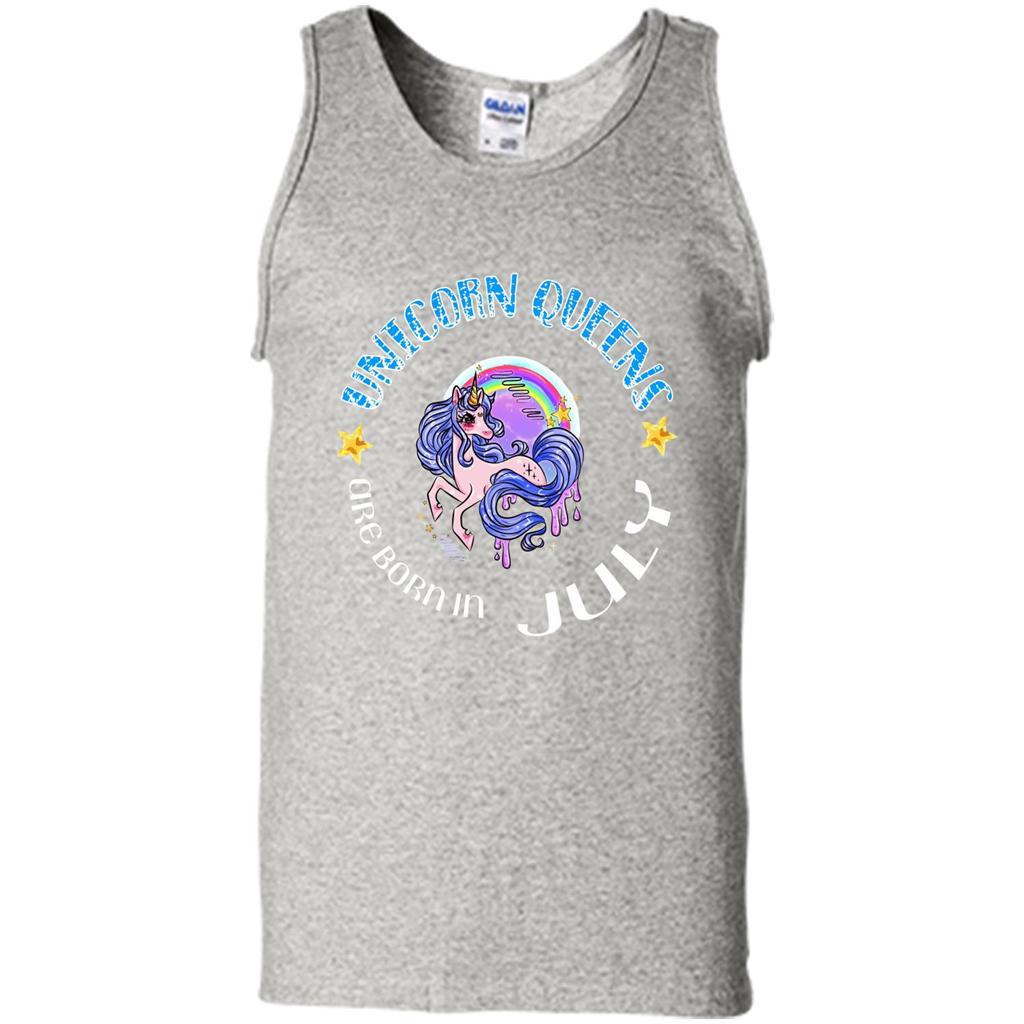 July Unicorn T-shirt Unicorn Queens Are Born July Ash
