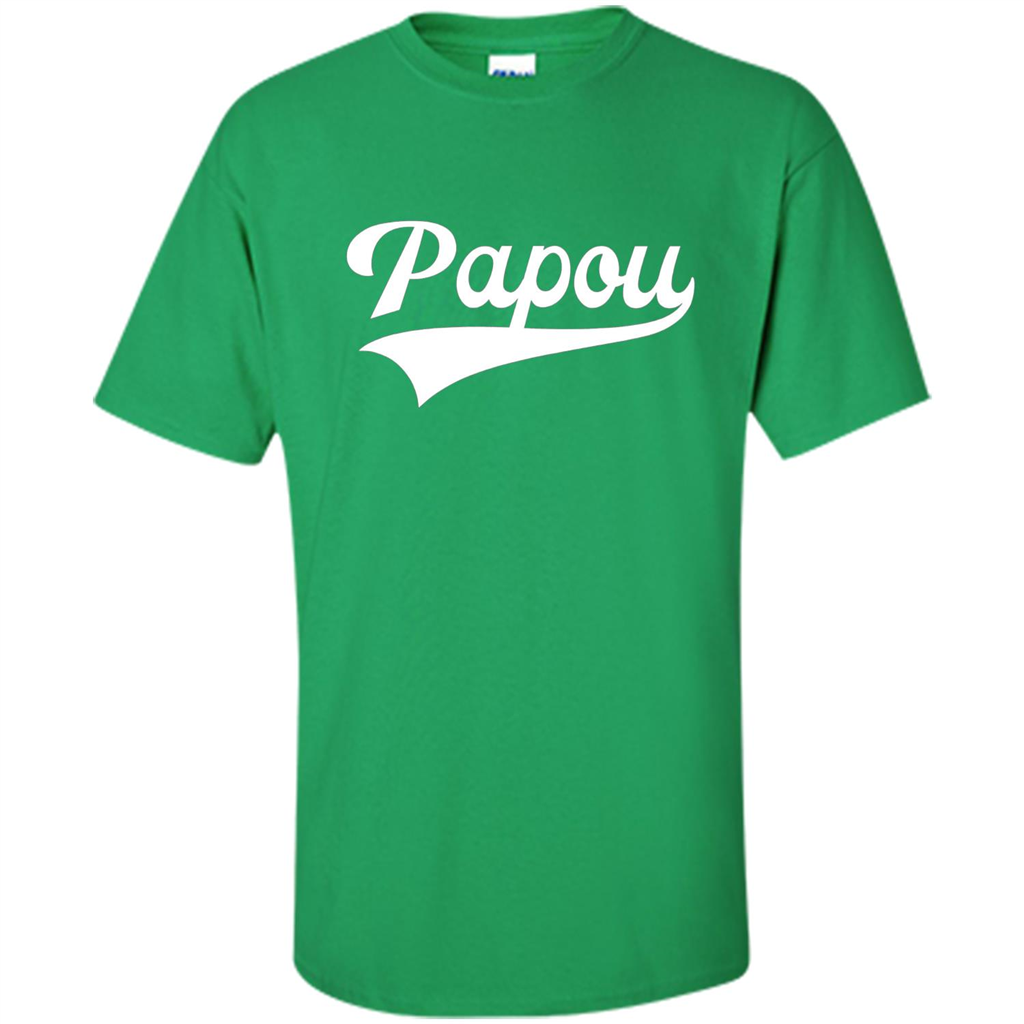 Fathers Day T-shirt Papou Irish Green
