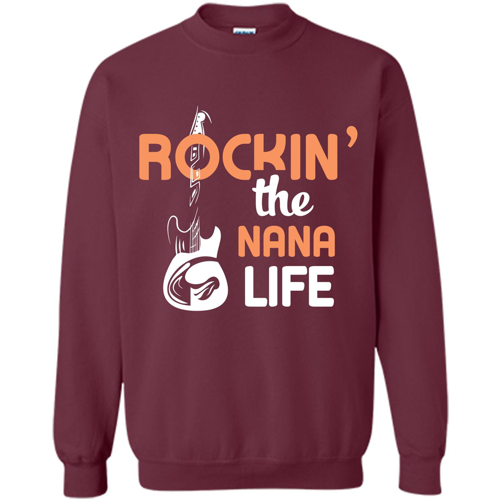 Nana T-shirt Rockin’ The Nana Life Maroon