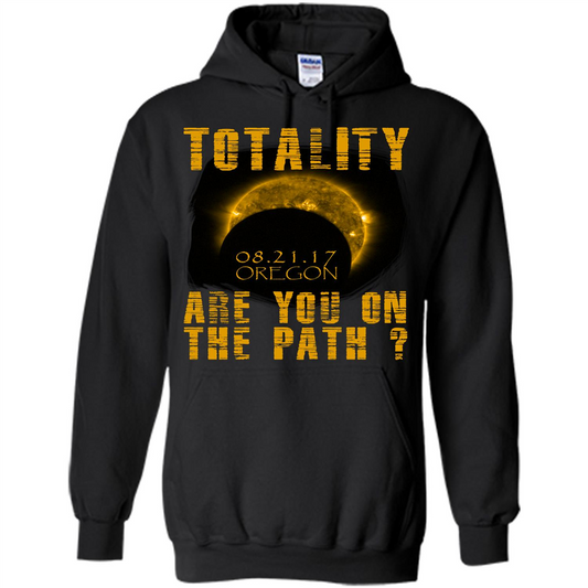 Oregon Totality Are You On The Path August 21 2017 Black