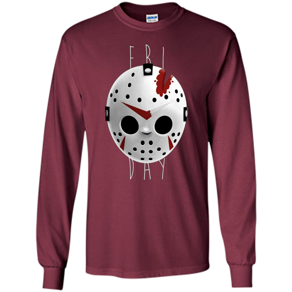 Friday The 12Th Shirt Funny Jason T-Shirt Maroon