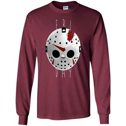 Friday The 12Th Shirt Funny Jason T-Shirt Maroon