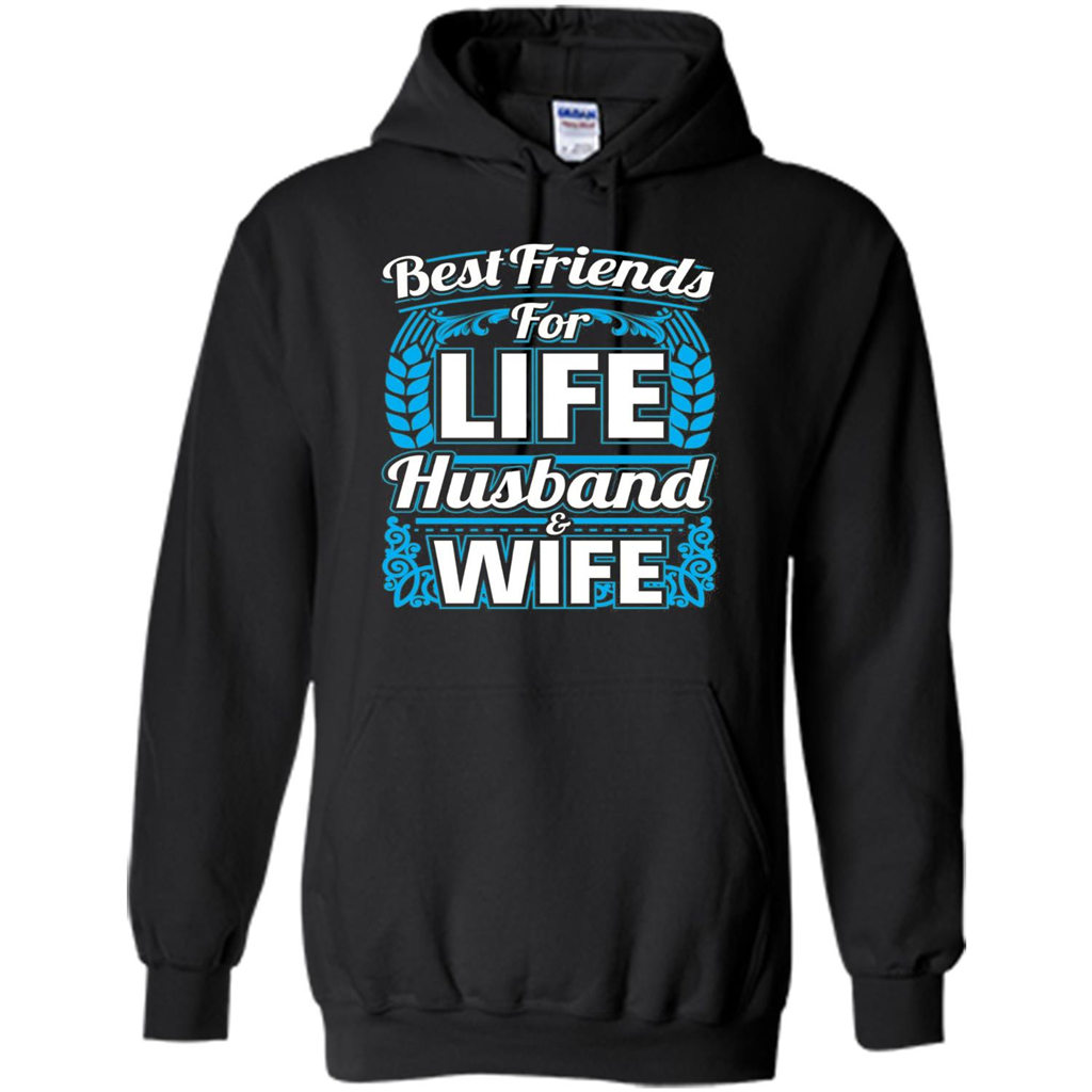 Husband And Wife T-shirts - Best Friends For Life Orange