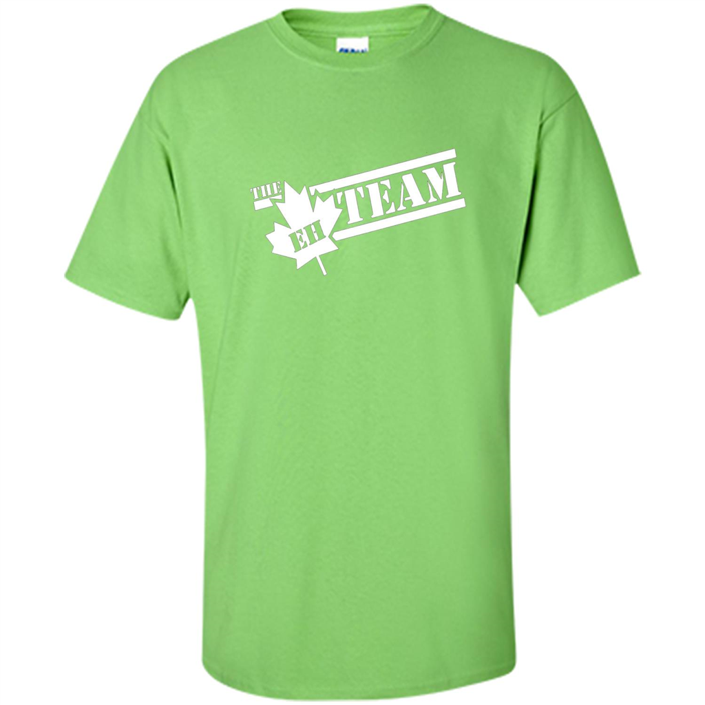 Funny The EH Team Canada T-shirt Lime