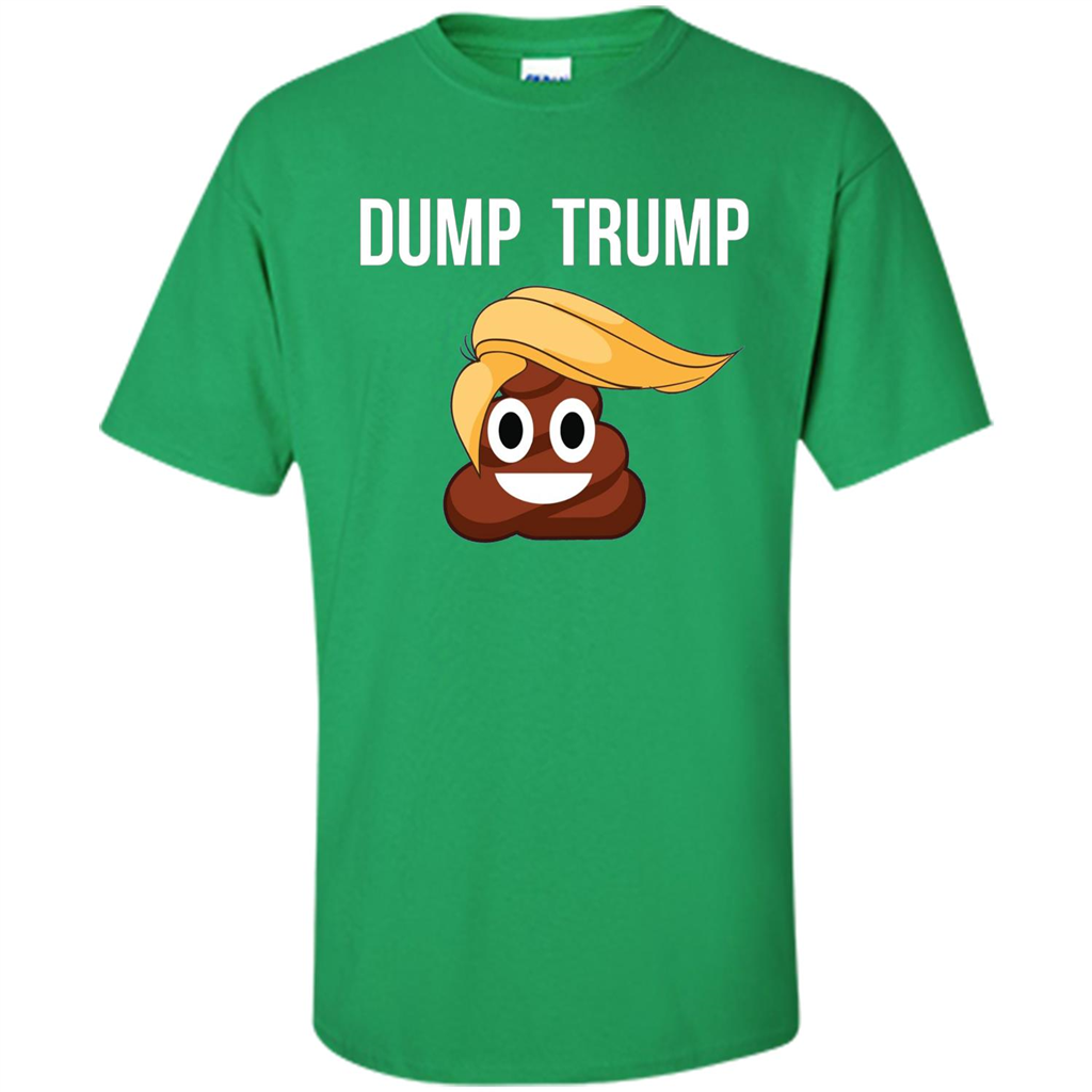 Dump Trump - Poop Emoji T-shirt Irish Green