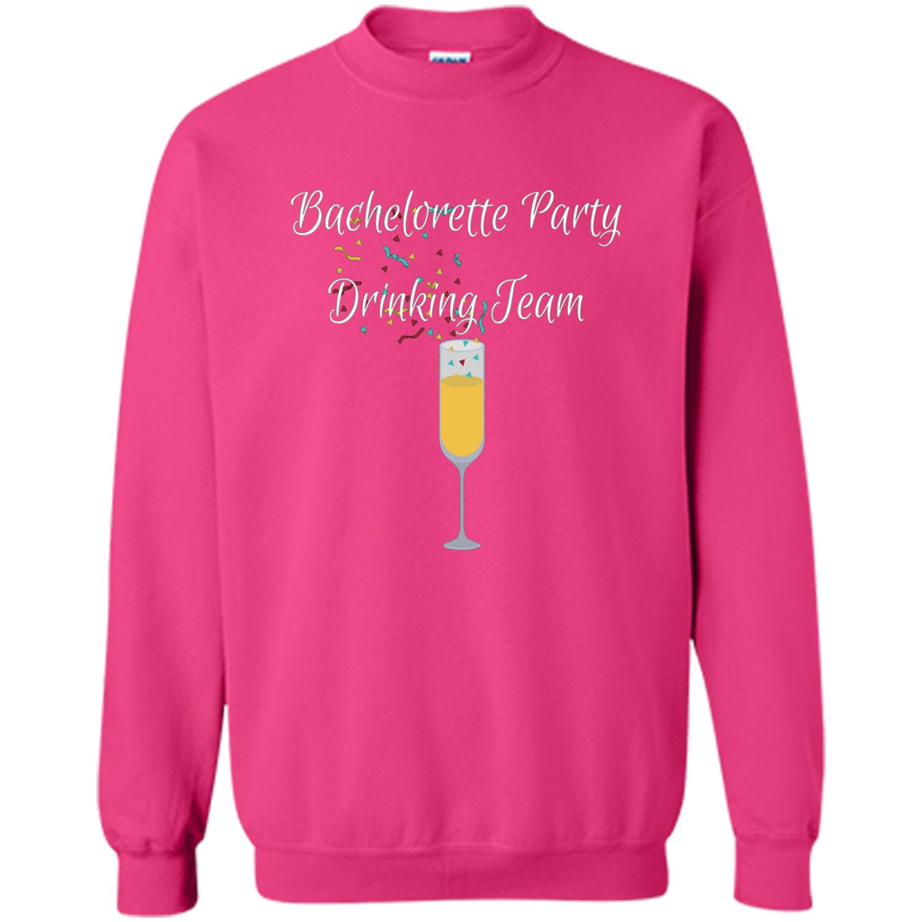 Bachelorette Party Drinking Team Bridal Wedding T-Shirt Heliconia