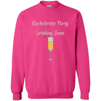 Bachelorette Party Drinking Team Bridal Wedding T-Shirt Heliconia