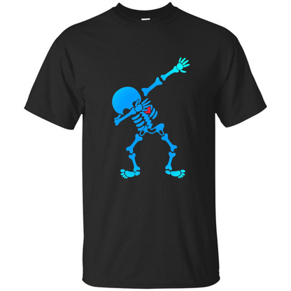 Dabbing Skeleton Halloween 2017 T-shirt Black