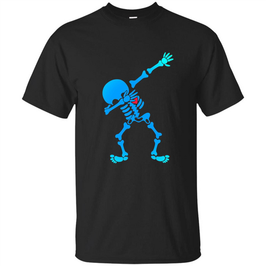 Dabbing Skeleton Halloween 2017 T-shirt Black