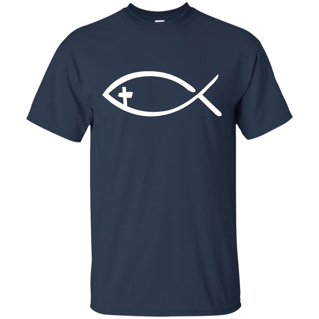 Christian T-shirt Jesus fish T-shirt