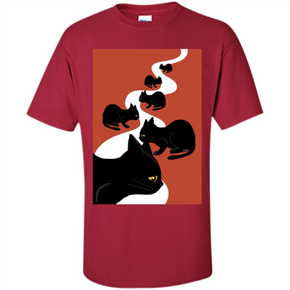 Cat T-Shirt Cat Flow Cardinal