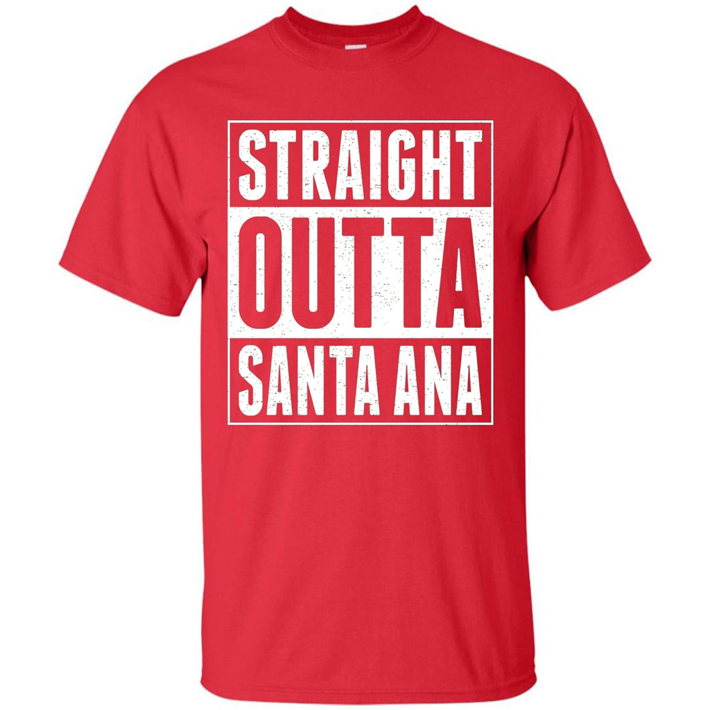 Straight Outta Santa Ana T-shirt Red