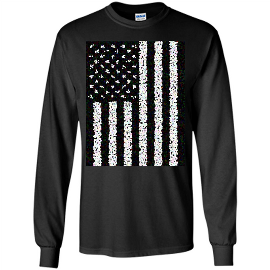 American Flag T-shirt Black