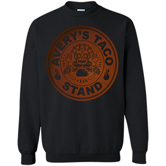 Avery's Taco Stand Bronze T-shirt Black