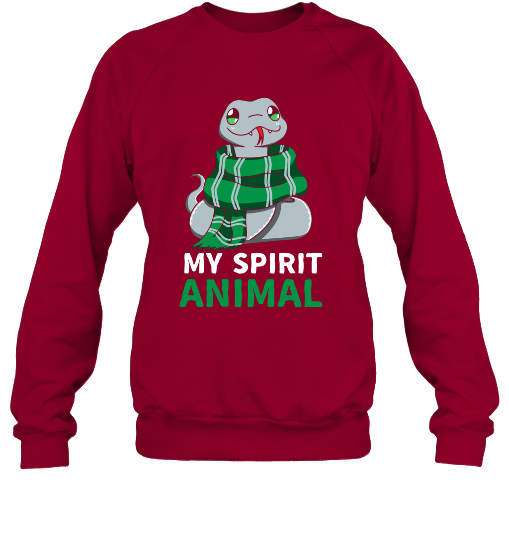 Slytherin - My Spirit Animal Harry Potter Sweatshirt Sweatshirt Cardinal Red