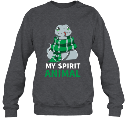 Slytherin - My Spirit Animal Harry Potter Sweatshirt Sweatshirt Dark Heather
