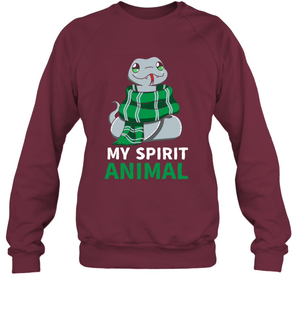 Slytherin - My Spirit Animal Harry Potter Sweatshirt Sweatshirt Maroon