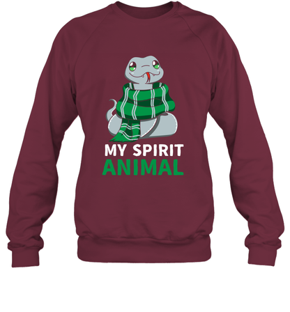 Slytherin - My Spirit Animal Harry Potter Sweatshirt Sweatshirt Maroon