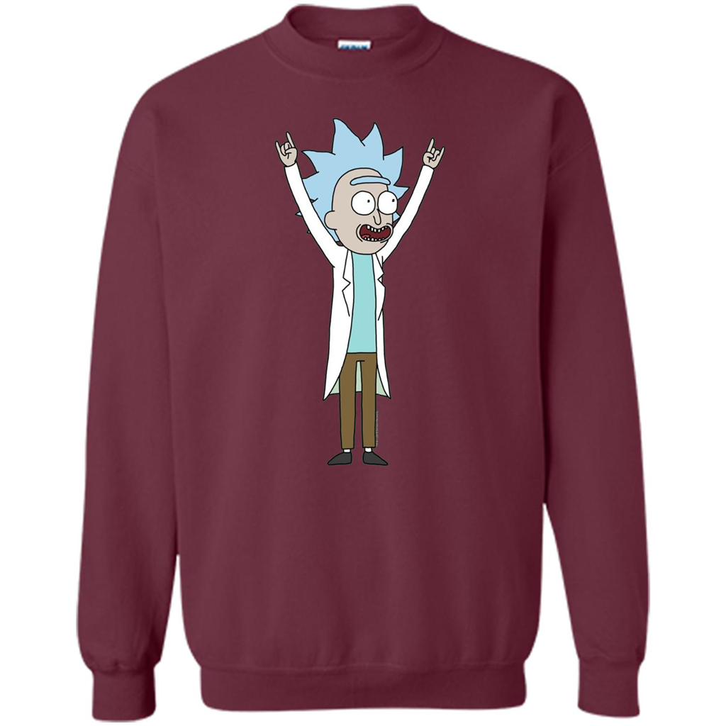 Movie Lover. Tiny Rick T-shirt Maroon