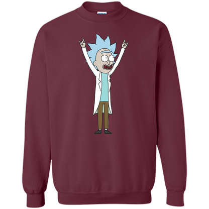 Movie Lover. Tiny Rick T-shirt Maroon