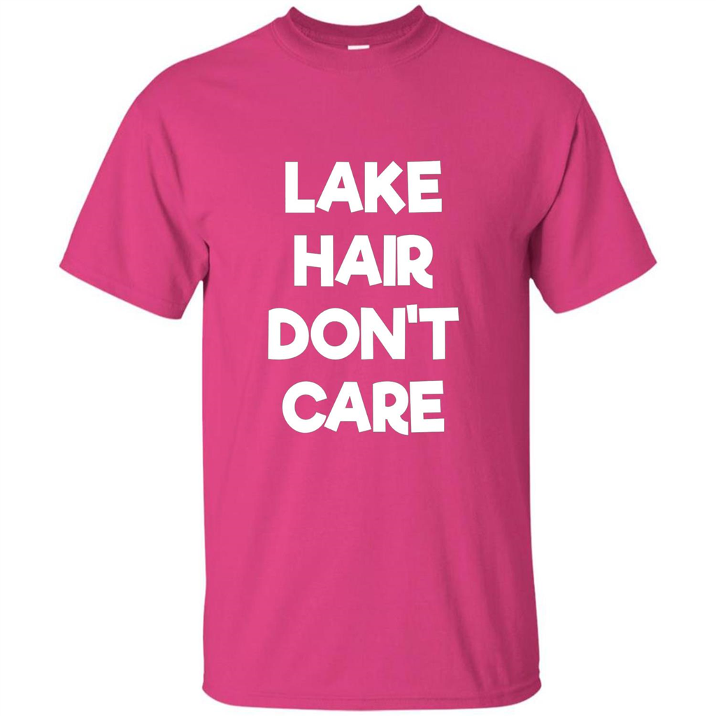 Lake Hair Don't Care T-shirt Heliconia