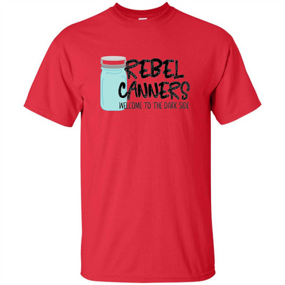 Rebal Canners Welcome To The Dark Side T-shirt Red
