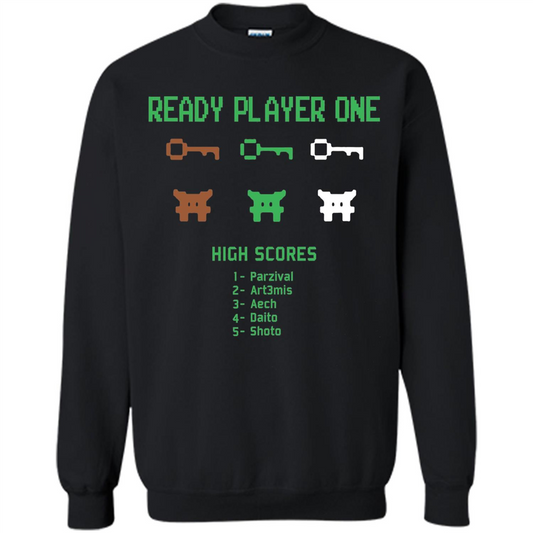 Video Games Ready Play One T-shirt Black