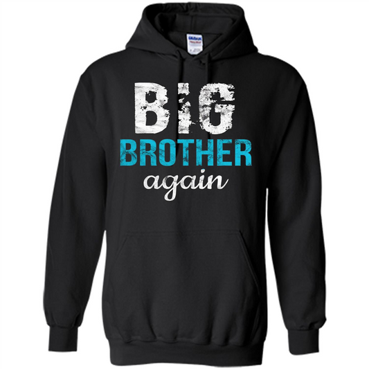 Big Brother Again Distressed T-shirt Black