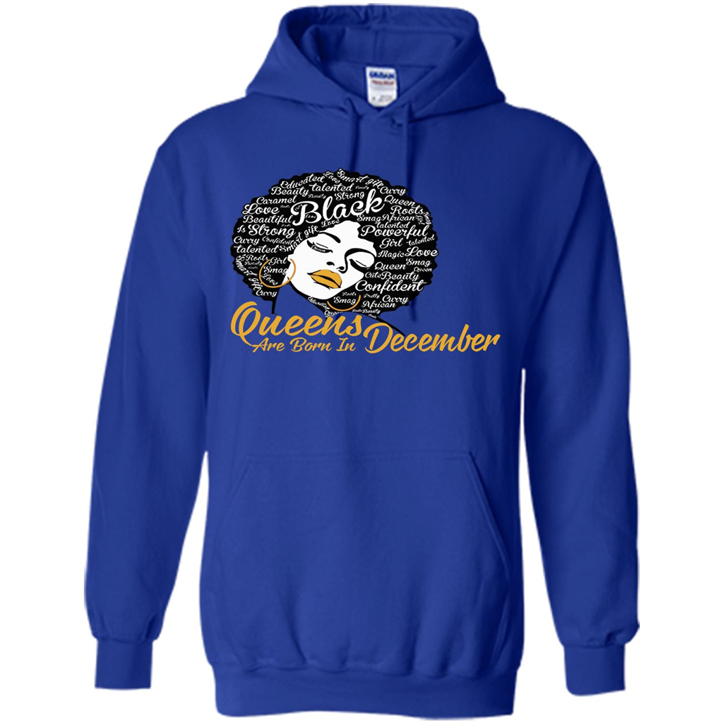 Queen Are Born In December T-shirt Royal