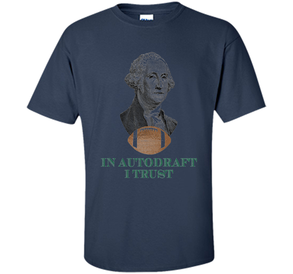Football T-shirt In Autodraft I Trust T-shirt Navy