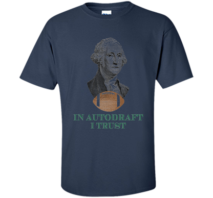 Football T-shirt In Autodraft I Trust T-shirt Navy