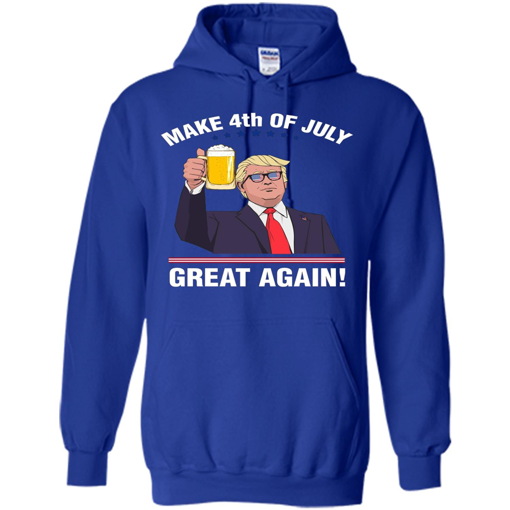 American T-shirt Make 4th Of July Great Again Royal