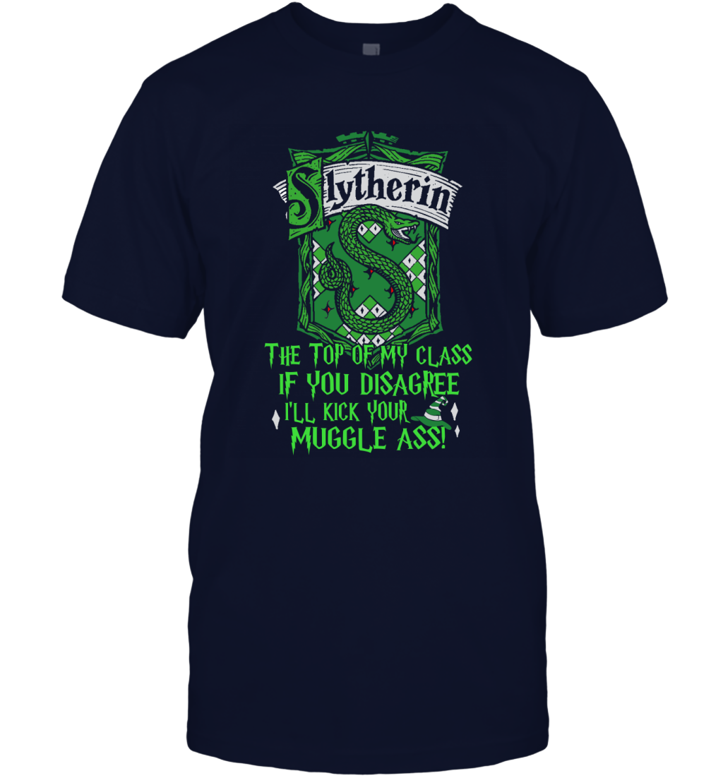 Harry Potter Quotes Slytherin T-Shirt T-Shirt Navy