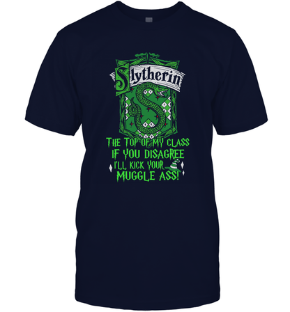 Harry Potter Quotes Slytherin T-Shirt T-Shirt Navy
