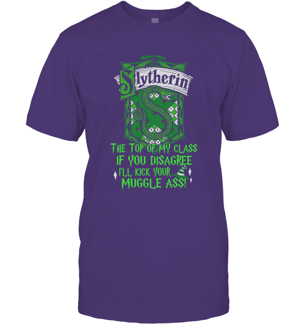 Harry Potter Quotes Slytherin T-Shirt T-Shirt Purple