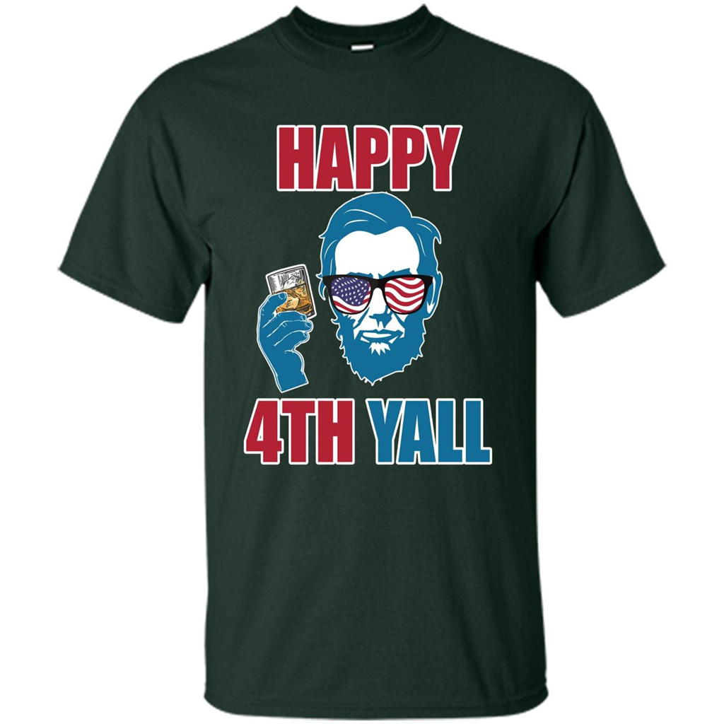 Independence Day Happy 4th Yall Forest Green
