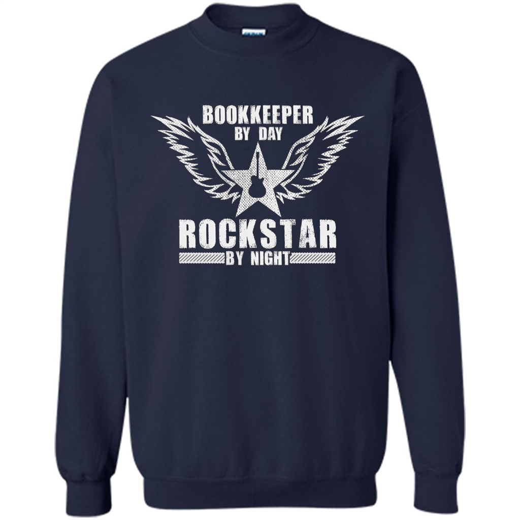 The Official Bookkeeper By Day T-Shirt Rockstar By Night T-Shirt